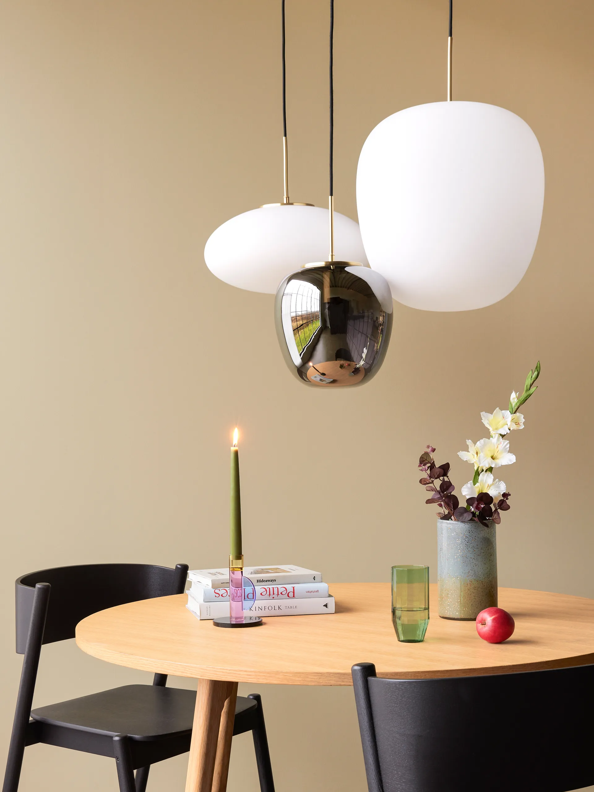 Muse riippuvalaisin Ø40 cm, Valkoinen Hübsch Interior