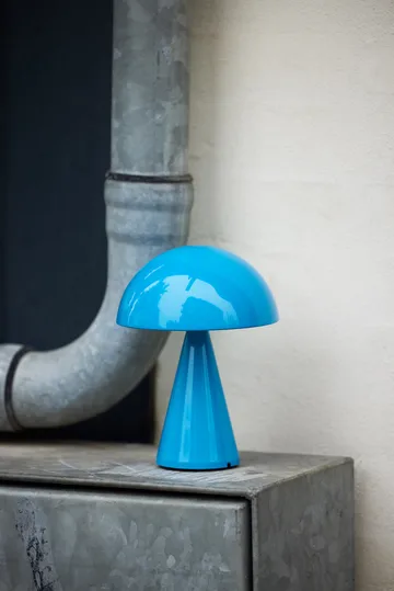 Mush kannettava pöytälamppu - Blue - Hübsch Interior