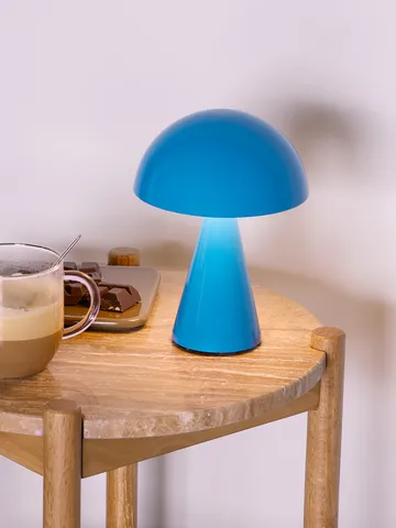 Mush kannettava pöytälamppu - Blue - Hübsch Interior