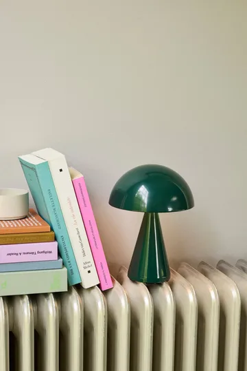 Mush kannettava pöytälamppu - Tummanvihreä, 20 cm - Hübsch Interior