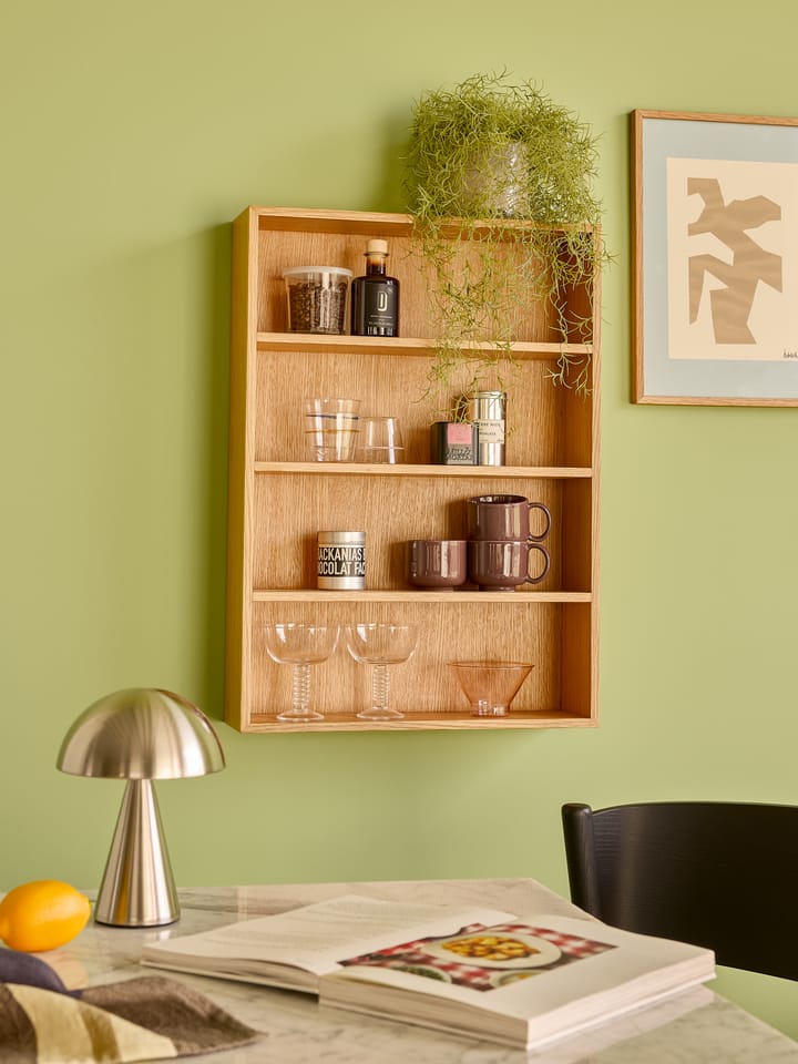 Mush kannettava pöytävalaisin, Brass Hübsch Interior