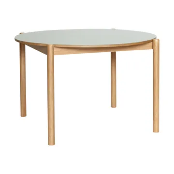 Oblique ruokapöytä - Harmaa, Ø126 cm - Hübsch Interior