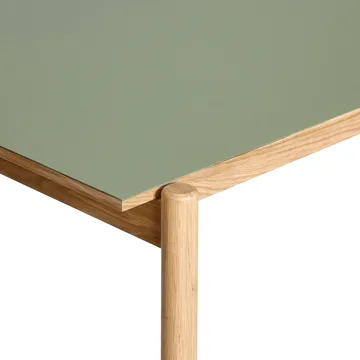 Oblique ruokapöytä - Olive,190x106 cm - Hübsch Interior
