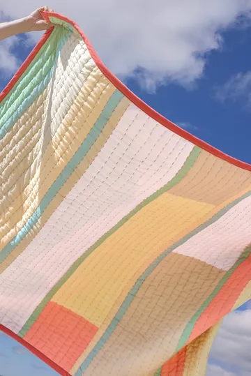 Pavilion viltti - Coral-multicolour, 140x200 cm - Hübsch Interior