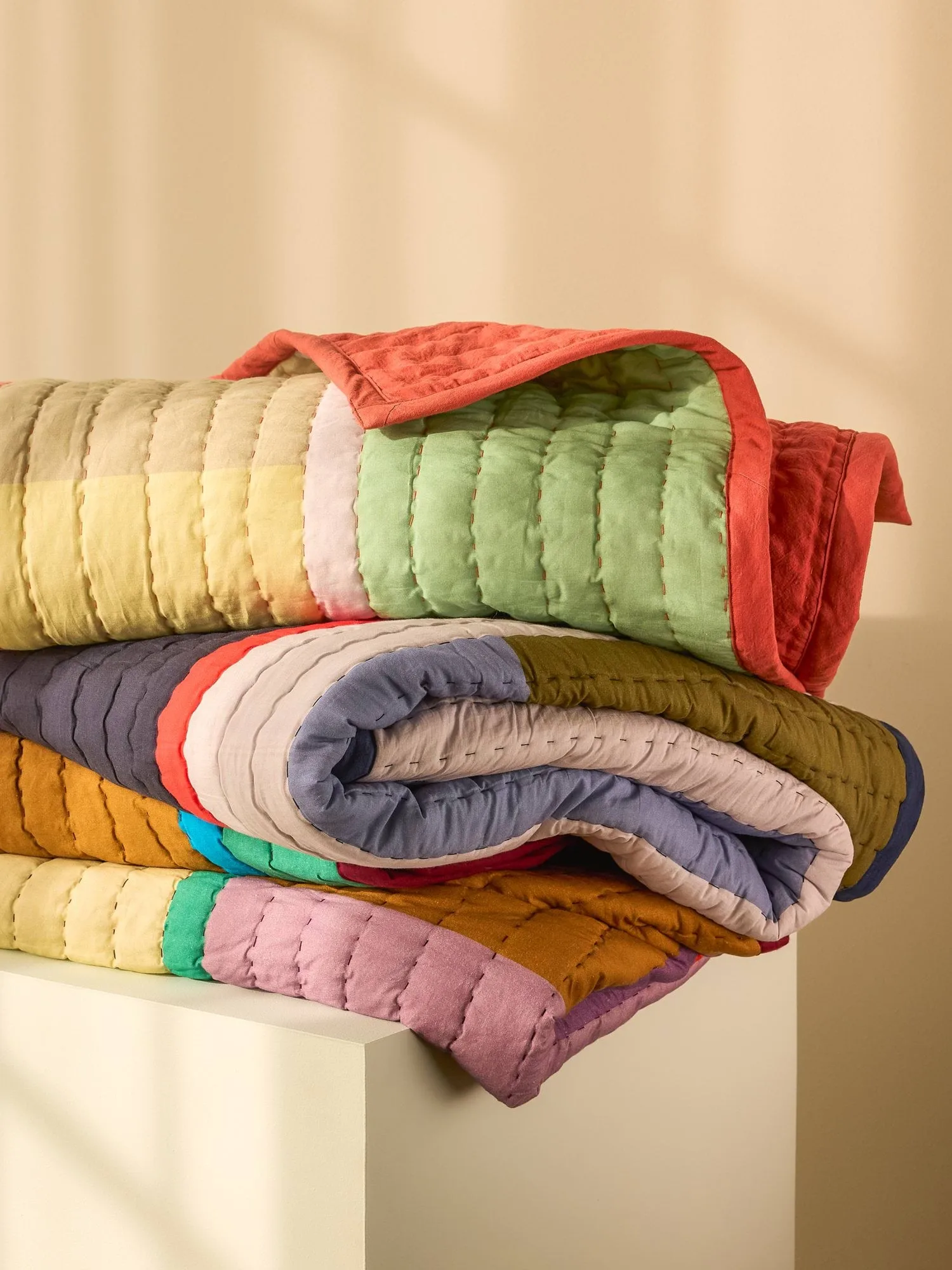 Pavilion viltti, Coral-multicolour, 140x200 cm Hübsch Interior