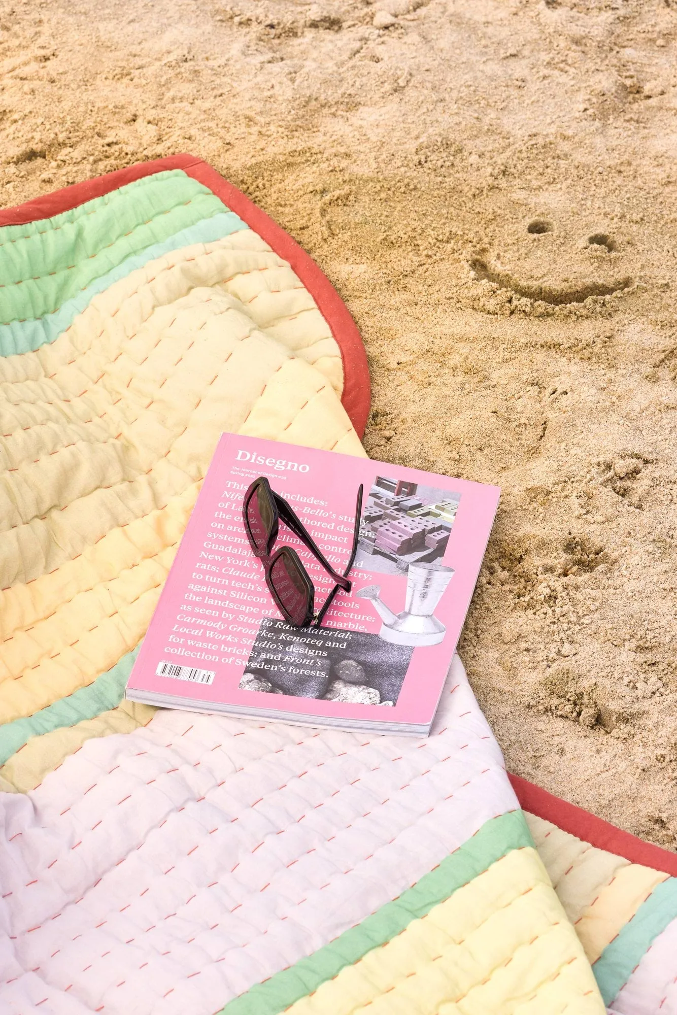 Pavilion viltti, Coral-multicolour, 140x200 cm Hübsch Interior