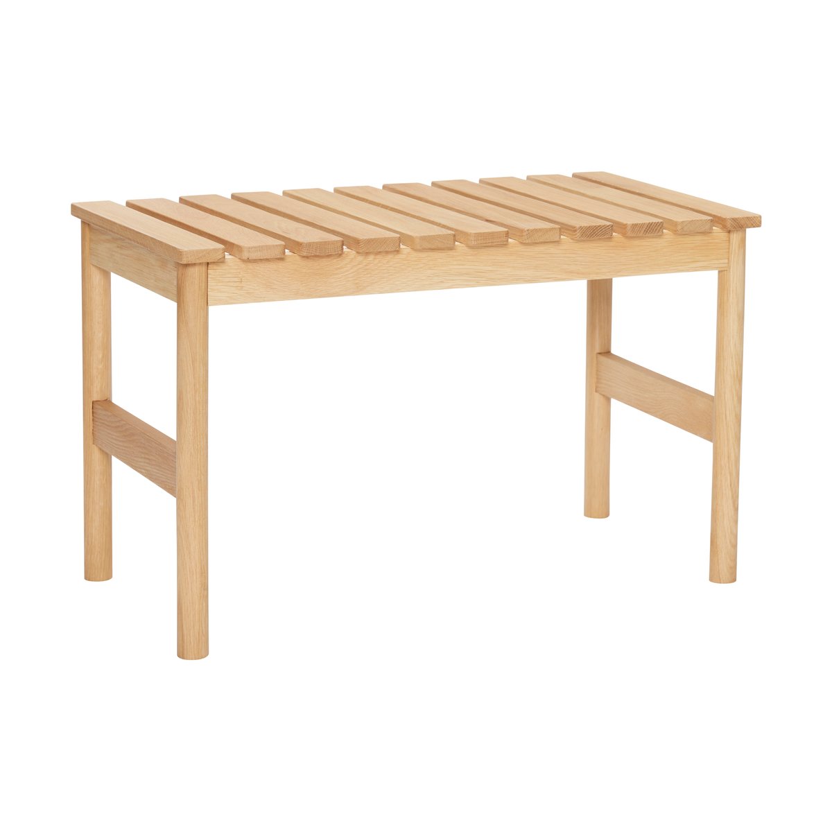 Hübsch Row penkki pieni Tammi | Skandinaavinen Sisustus | Penkit | Beige