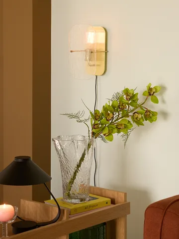 Ruffle-maljakko - Kirkas - Hübsch Interior