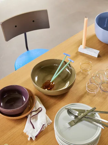 Tiili kynttilänjalka - Valkoinen - Hübsch Interior