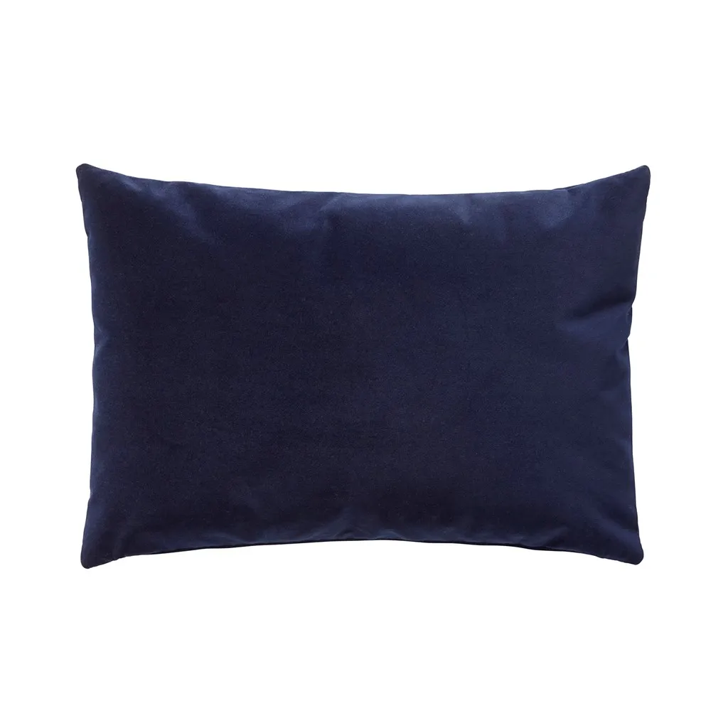 Tyyny täytteellä Velour 40x60 cm, Sininen Hübsch