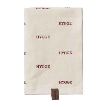 Humdakin Hygge -keittiöpyyhe - Off white/Red - Humdakin