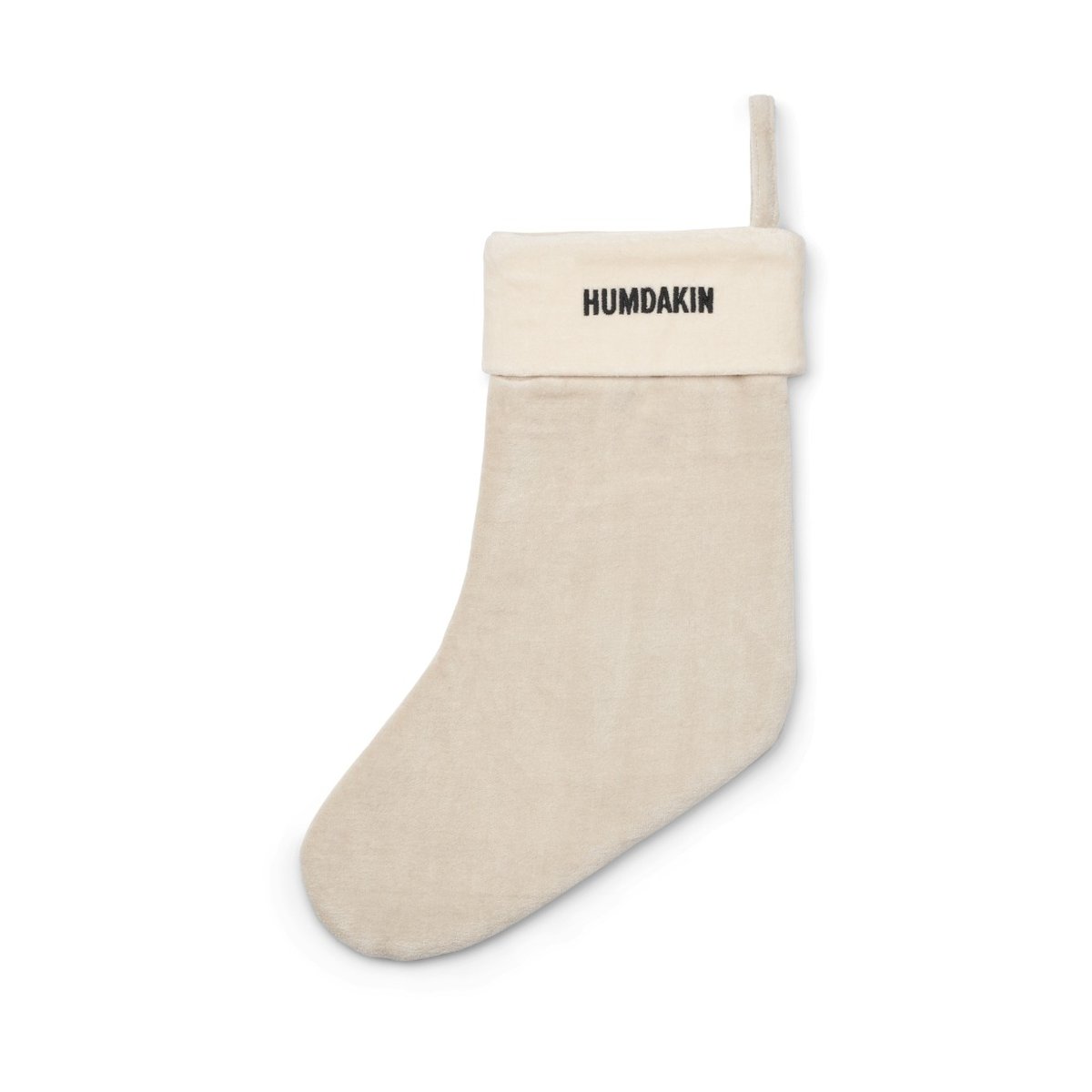 Humdakin joulusukka velvet Light stone | Skandinaavinen Sisustus | Joulukoristeet | Beige
