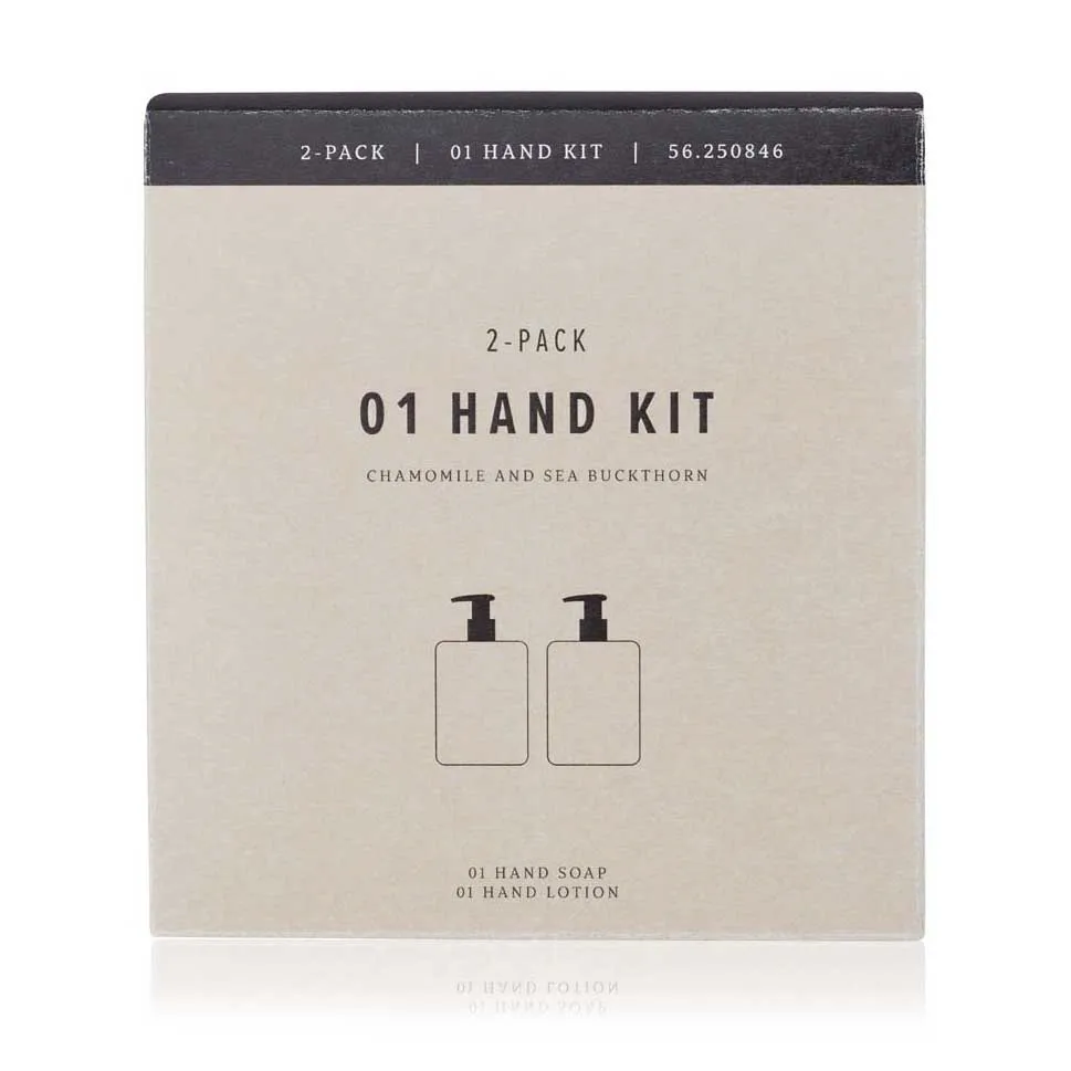 Humdakin käsienhoitopakkaus 2 x 300 ml, Chamomile & sea buckthorn Humdakin