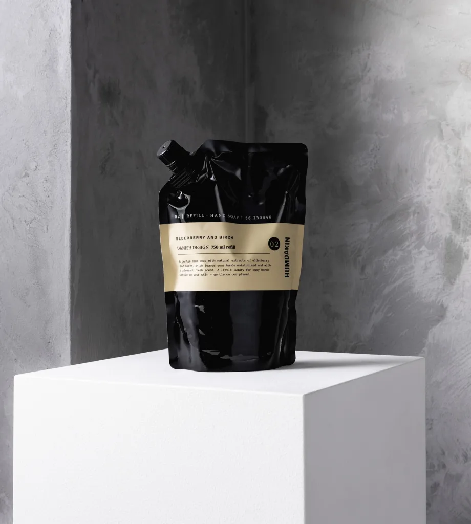 Humdakin käsisaippua refill 750 ml, Elderberry & birch Humdakin