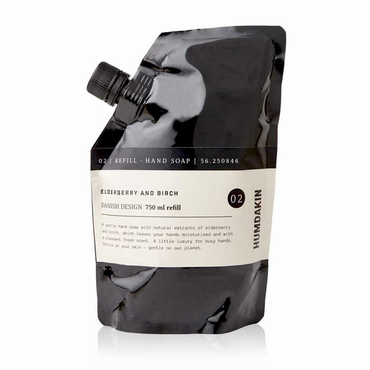 Humdakin käsisaippua refill 750 ml - Elderberry & birch - Humdakin