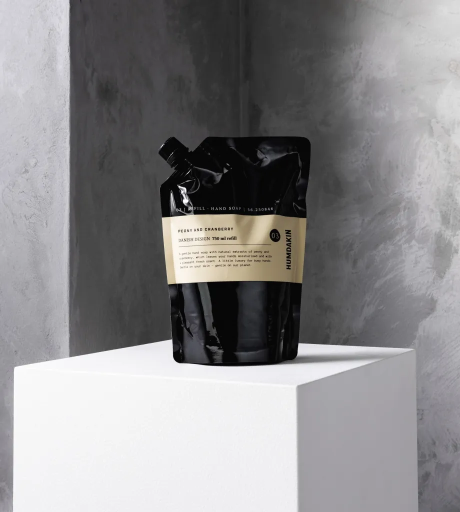 Humdakin käsisaippua refill 750 ml, Peony & cranberry Humdakin