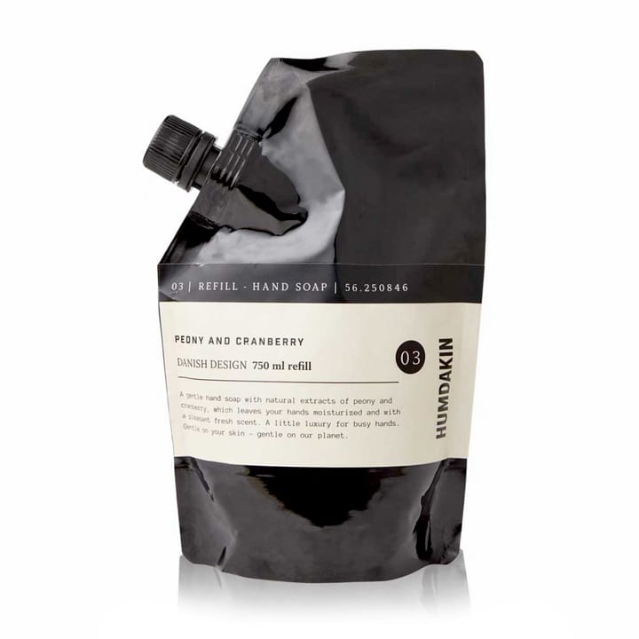 Humdakin käsisaippua refill 750 ml - Peony & cranberry - Humdakin