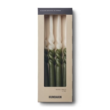 Humdakin kierrekynttilät 30 cm 4-pakkaus - Shell-fern - Humdakin