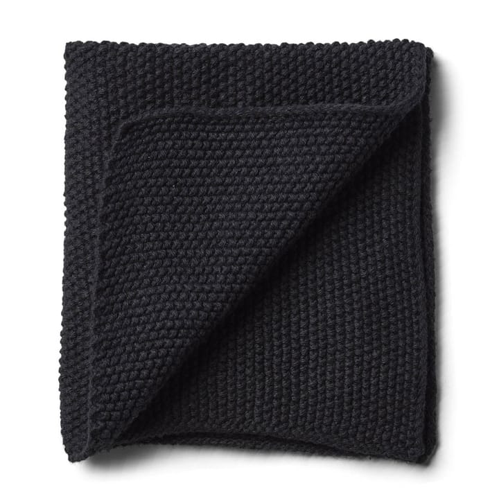 Humdakin Knitted -tiskipyyhe 28x28 cm - Coal  - Humdakin