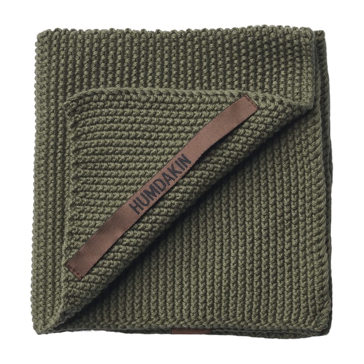 Humdakin Knitted tiskipyyhe 28x28 cm, Evergreen Humdakin