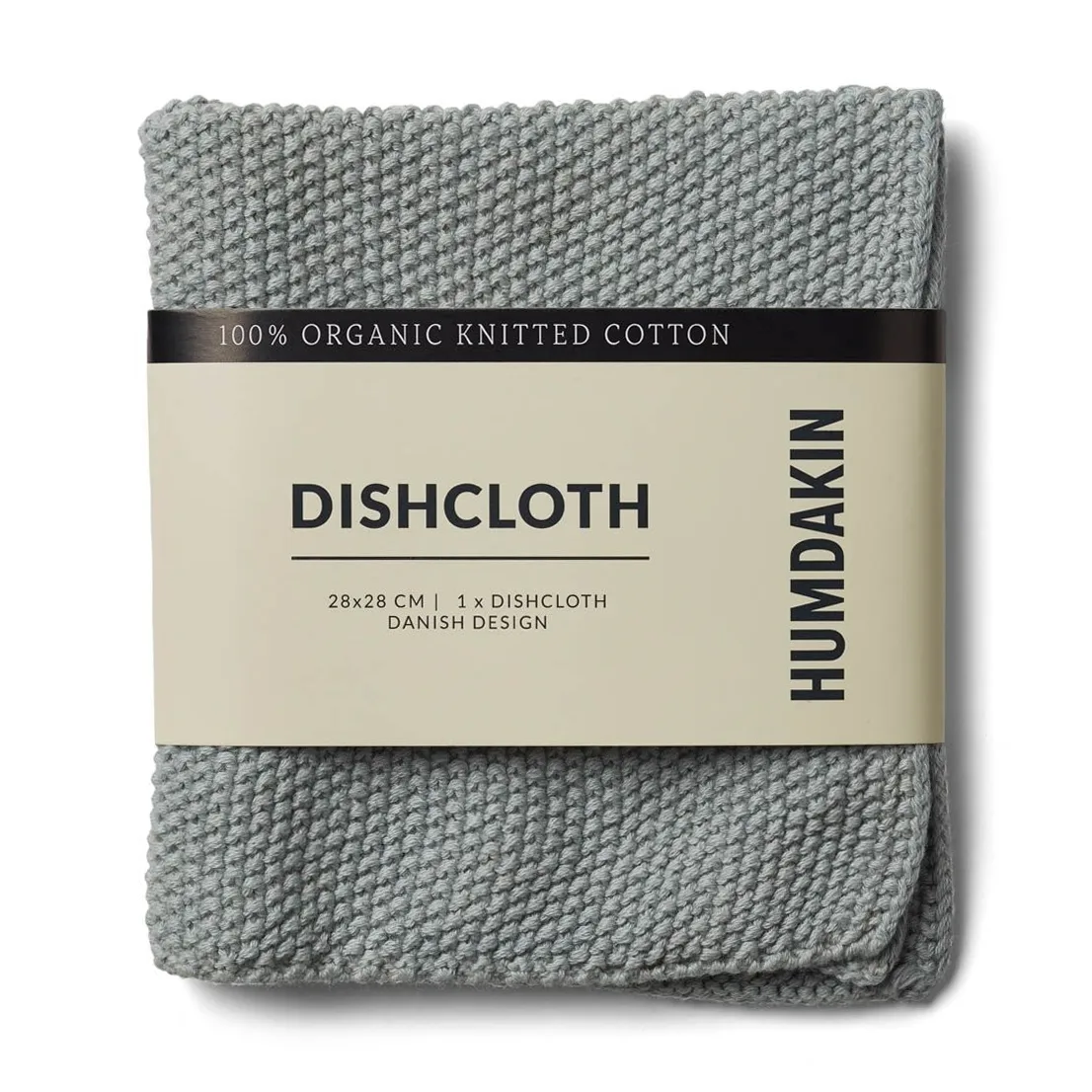 Humdakin Knitted tiskipyyhe 28x28 cm, Stone Humdakin