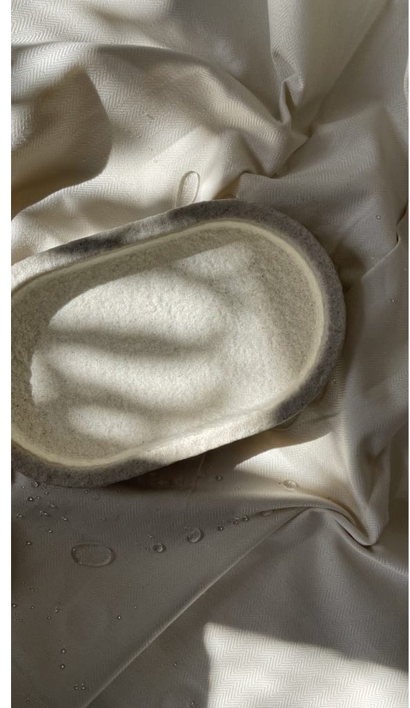 Humdakin Sandstone oval tarjotin 15 x 25 cm - Natural - Humdakin
