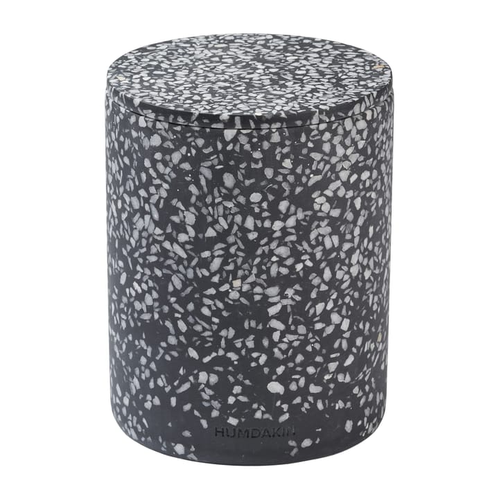 Humdakin Terrazzo kannellinen maljakko Ø 13 cm - Black - Humdakin