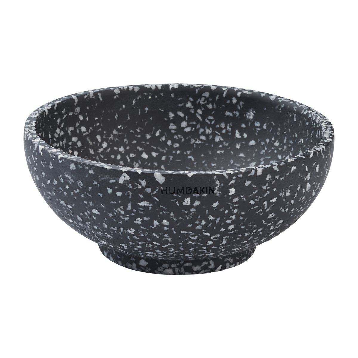 Humdakin Terrazzo -kulho Ø 18 cm Black | Skandinaavinen Sisustus | Aamiaiskulhot | Musta