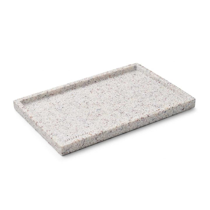 Humdakin Terrazzo -tarjotin 30x20 cm - White-brown - Humdakin