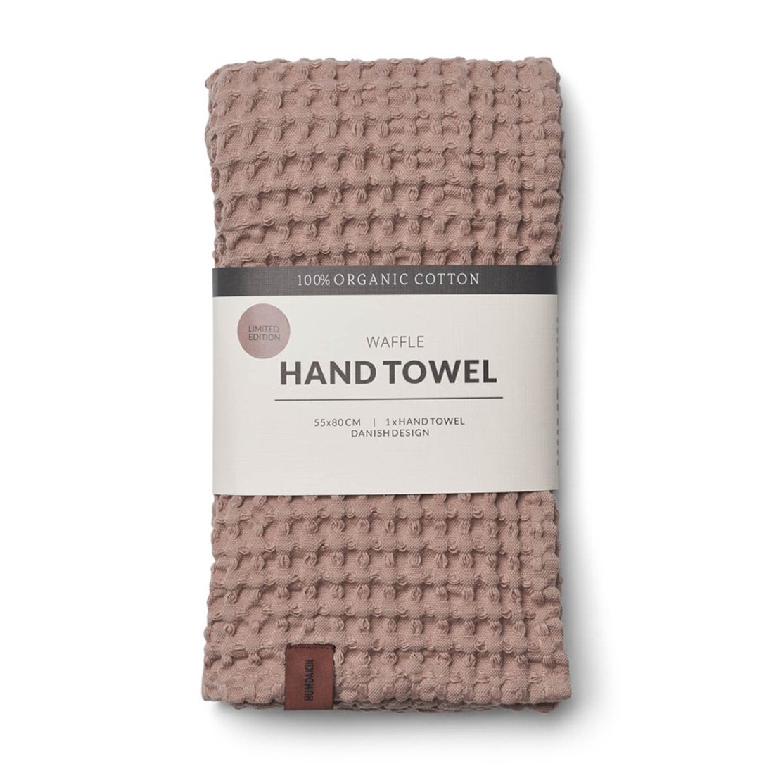 Humdakin Waffle -käsipyyhe 55x80 cm Latte | Skandinaavinen Sisustus | Käsipyyhkeet | Beige