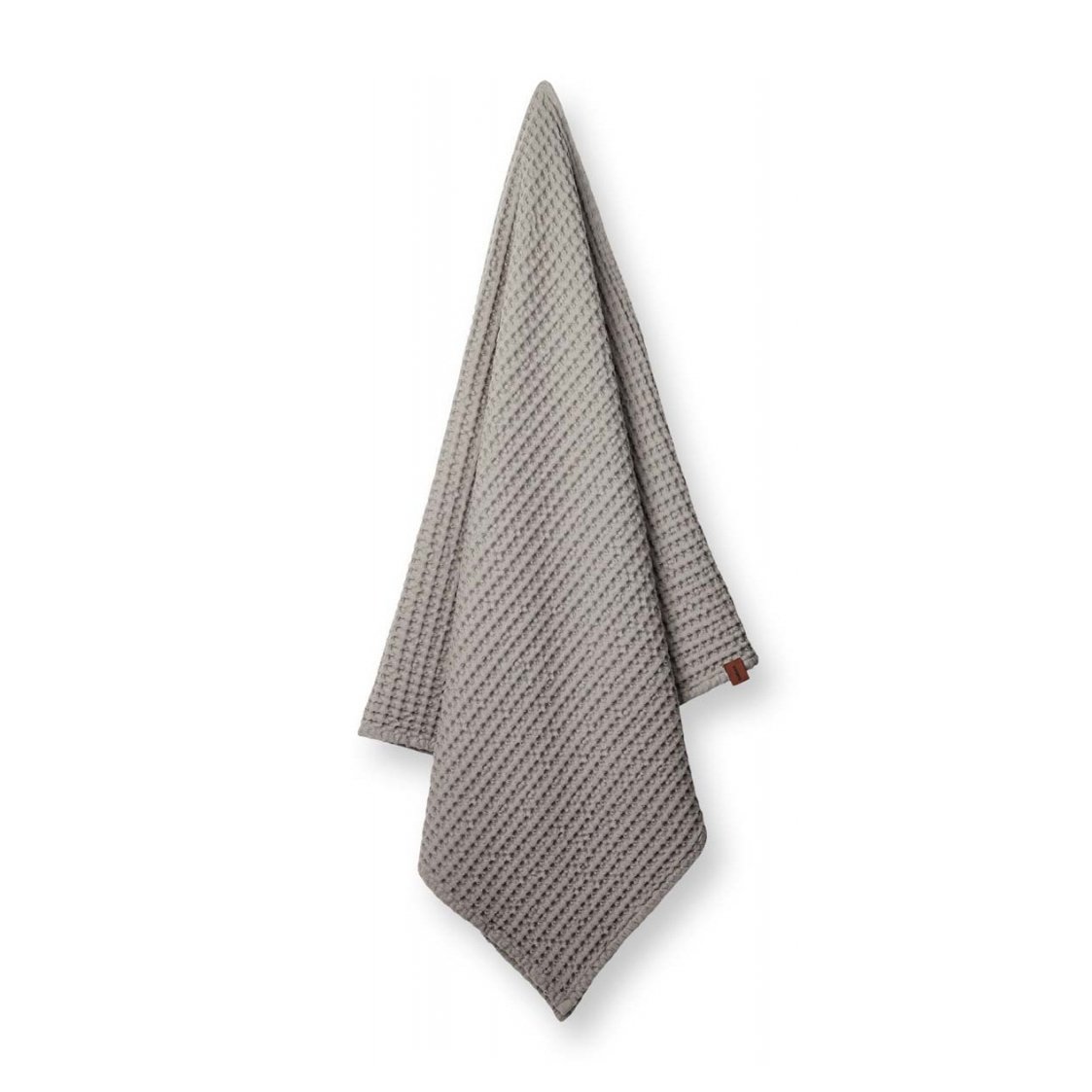 Humdakin Waffle -kylpypyyhe 70x135 cm Stone | Skandinaavinen Sisustus | Käsipyyhkeet | Harmaa