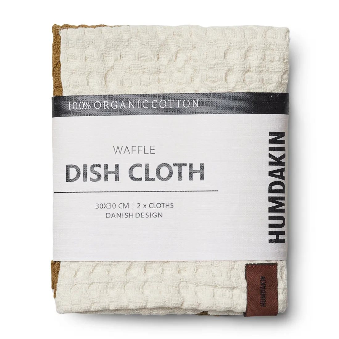Humdakin Waffle -tiskipyyhe 28x28 cm 2-pakkaus, Sunset-shell Humdakin