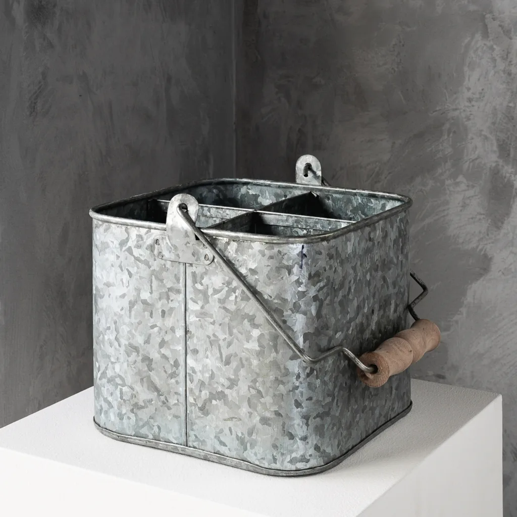 Humdakin zink bucket -säilytyslaatikko, 25x25 cm Humdakin
