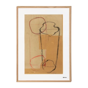 Aalto art Sketch brown juliste - 50x70 cm - Iittala