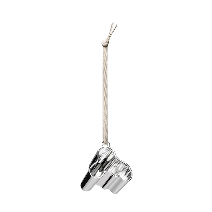 Aalto-koriste ripustin, metalli - Hopea - Iittala
