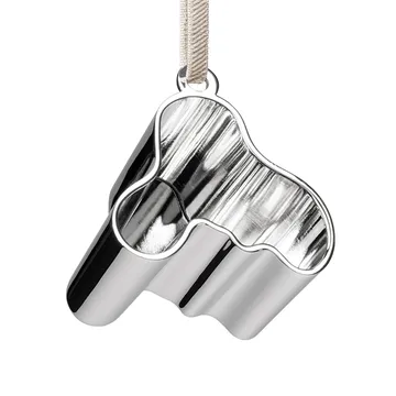 Aalto-koriste ripustin, metalli - Hopea - Iittala