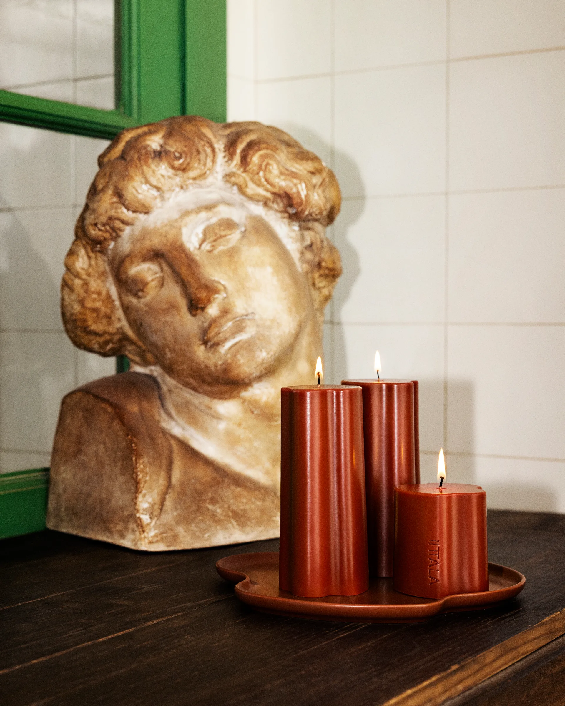 Aalto lohkokynttilä, Eld, 16 cm Iittala