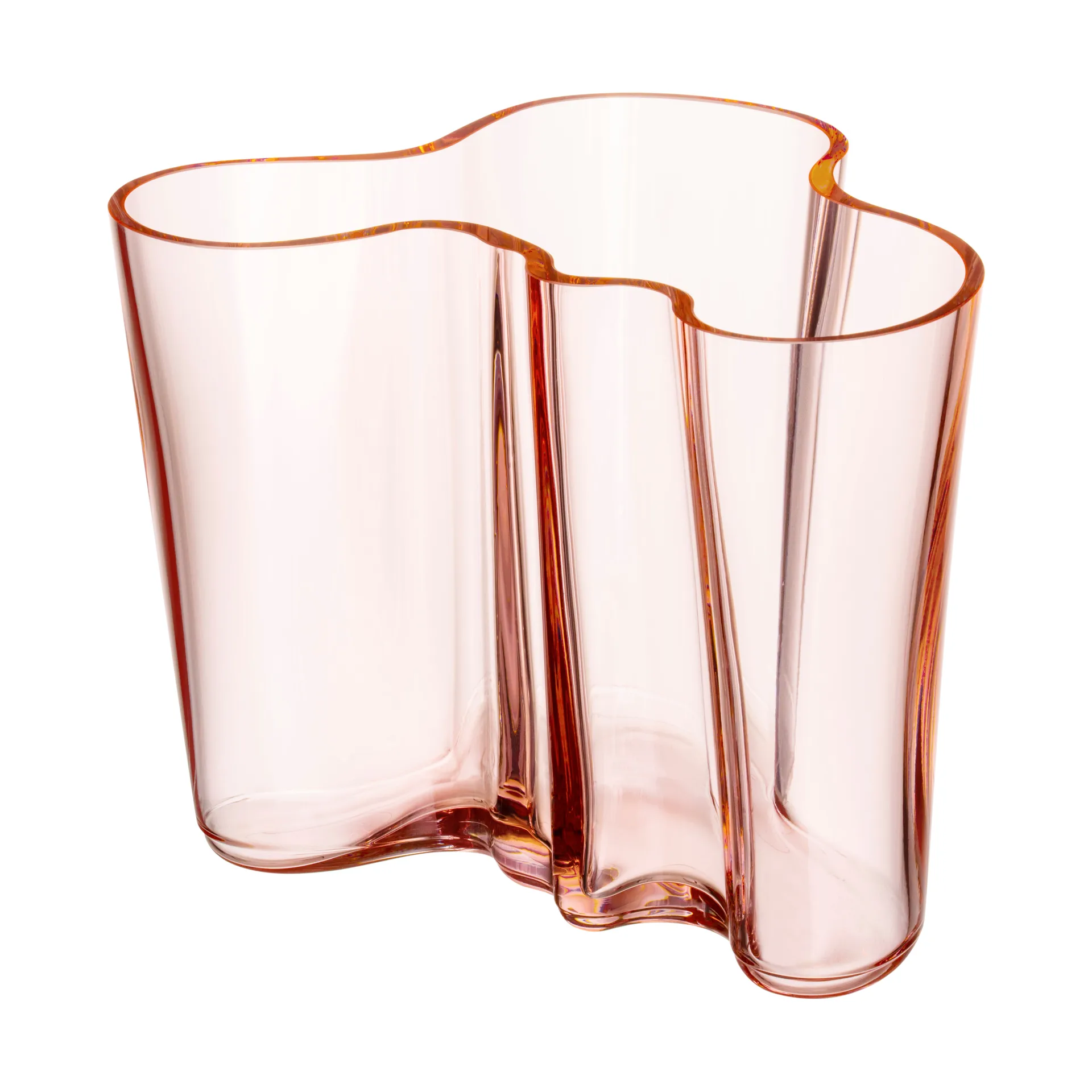 Aalto maljakko lohenpunainen, 160 mm Iittala