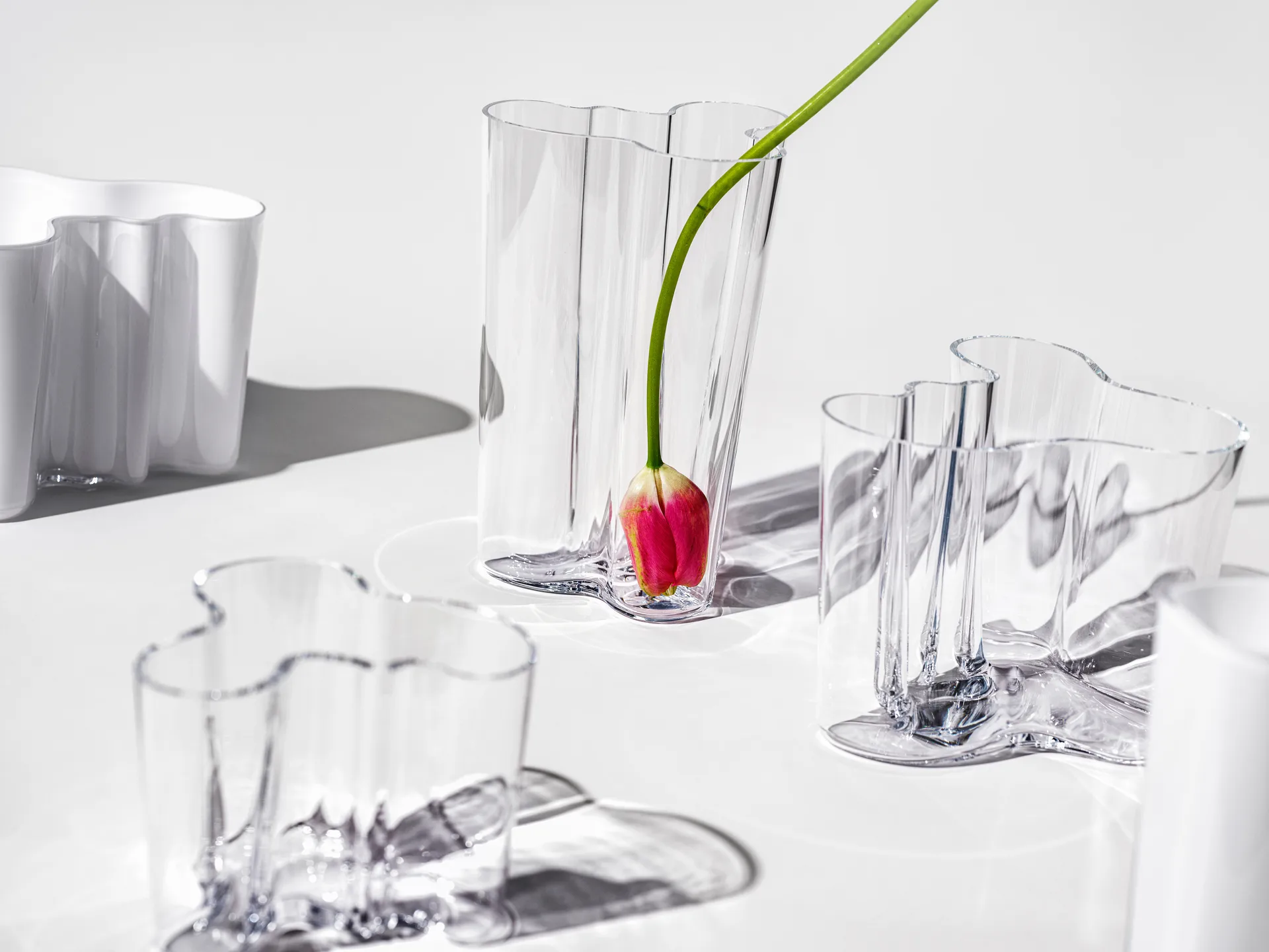 Aalto maljakko valkoinen, 160 mm Iittala