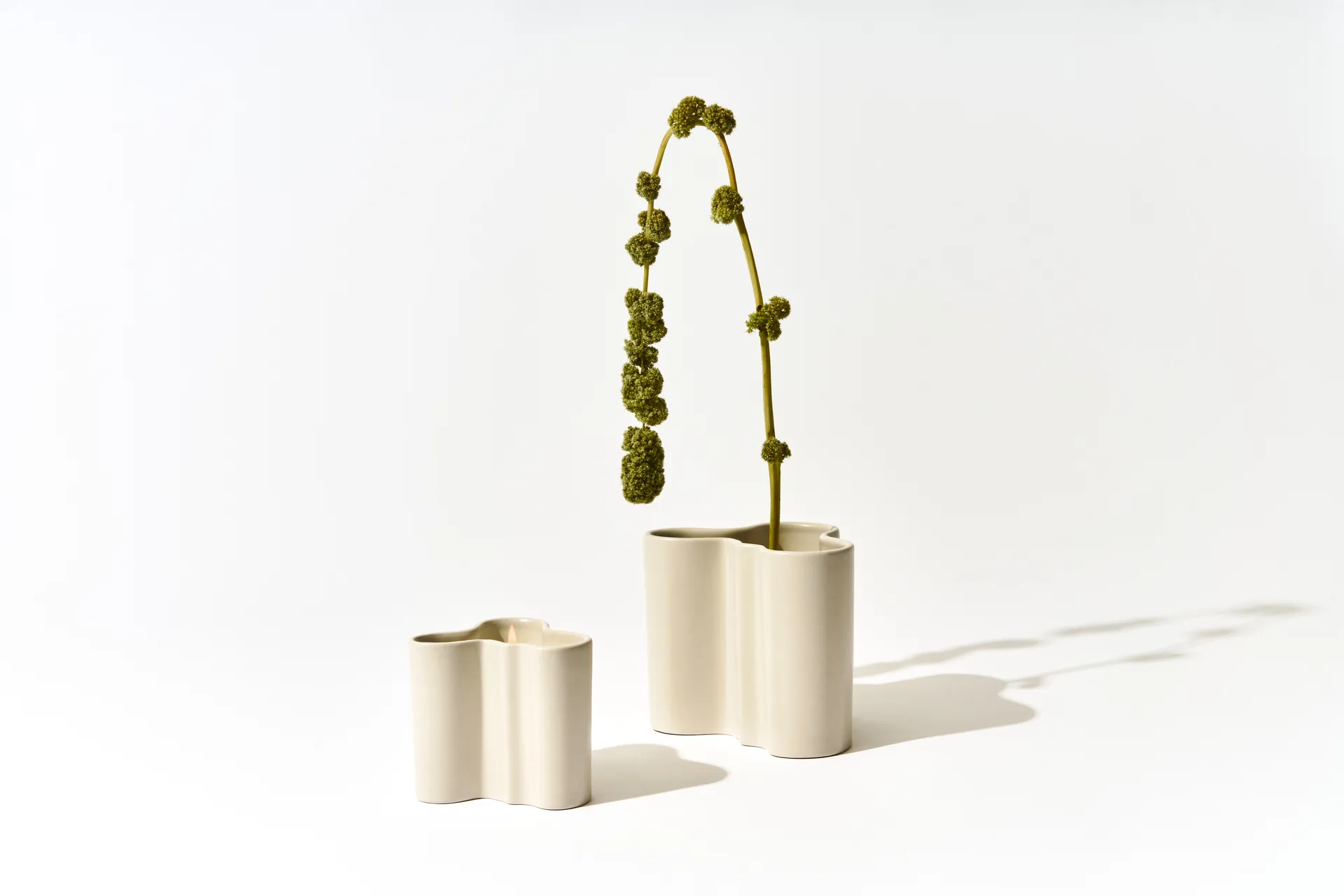 Aalto tuoksukynttilä 8 cm, Hiekka Iittala