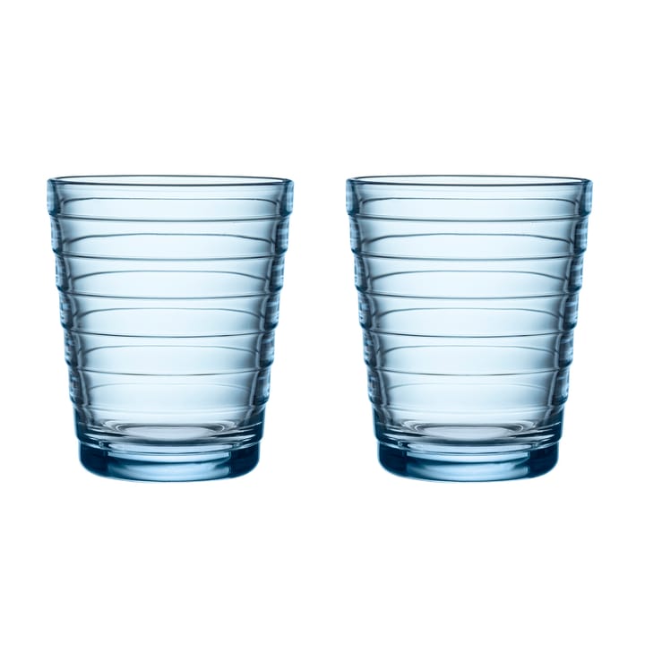 Aino Aalto juomalasi 2 kpl 22 cl - Aqua - Iittala