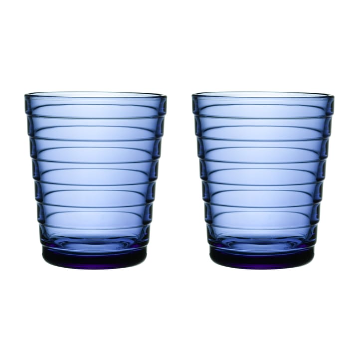 Aino Aalto juomalasi 2 kpl 22 cl - Ultramariininsininen - Iittala