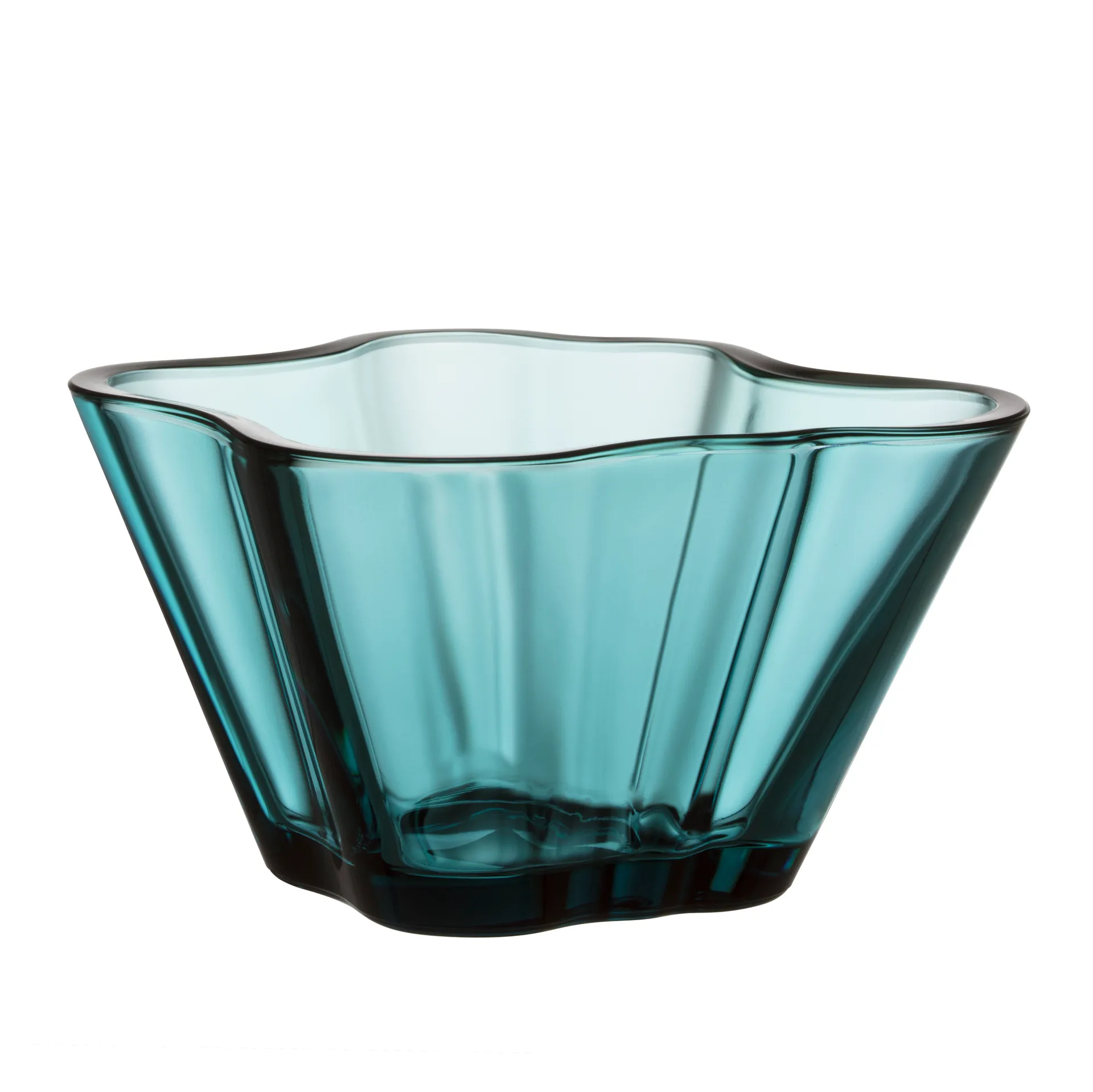 Alvar Aalto kulho 75 mm, merensininen Iittala