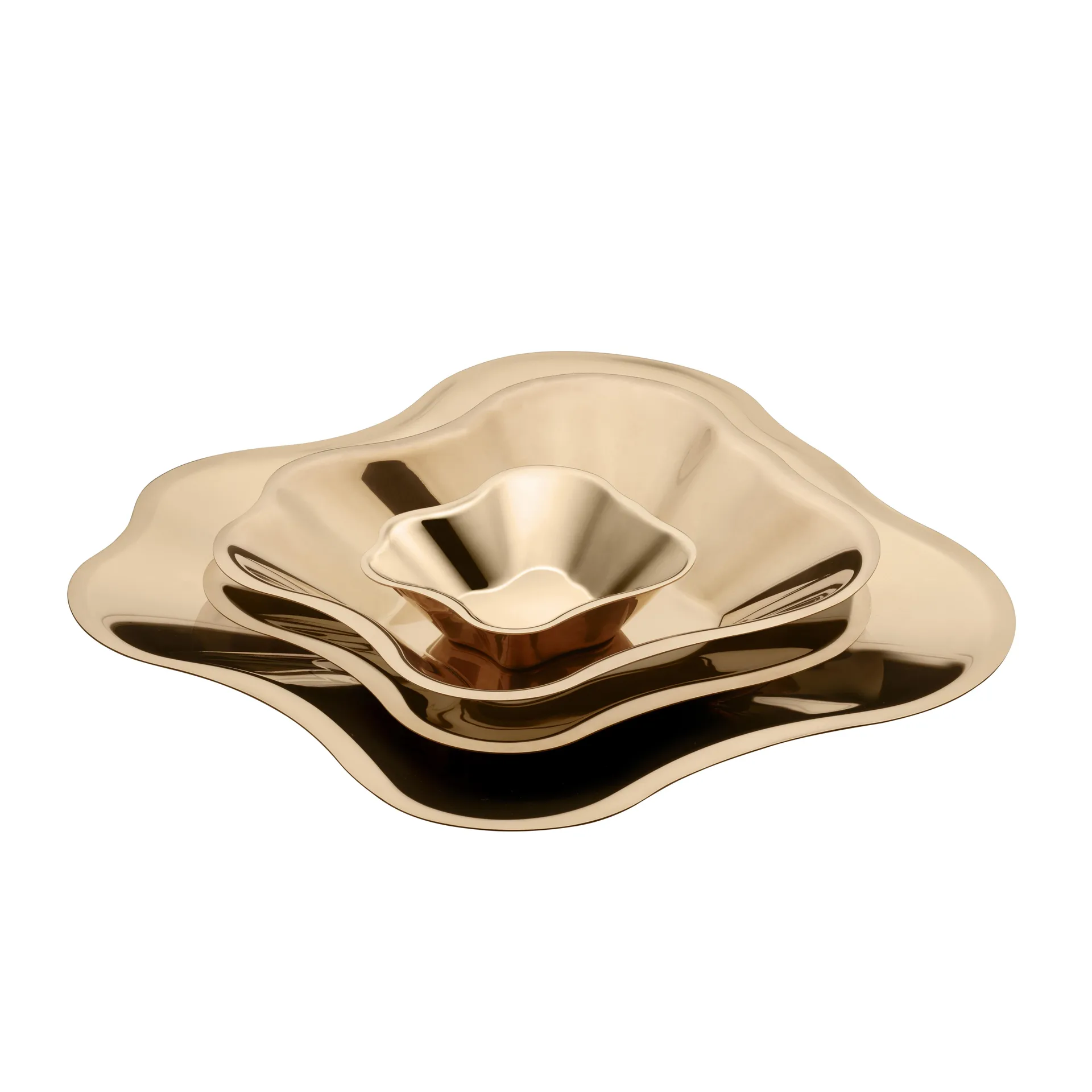Alvar Aalto kulho ruusukulta, iso (504 mm) Iittala