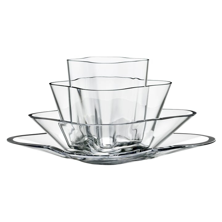 Alvar Aalto -maljakko kukka, 4 osaa - Kirkas - Iittala