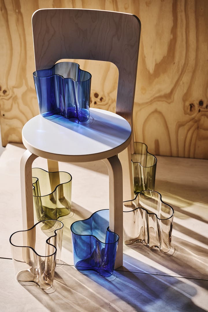 Alvar Aalto -maljakko ultramariininsininen, 160 mm Iittala