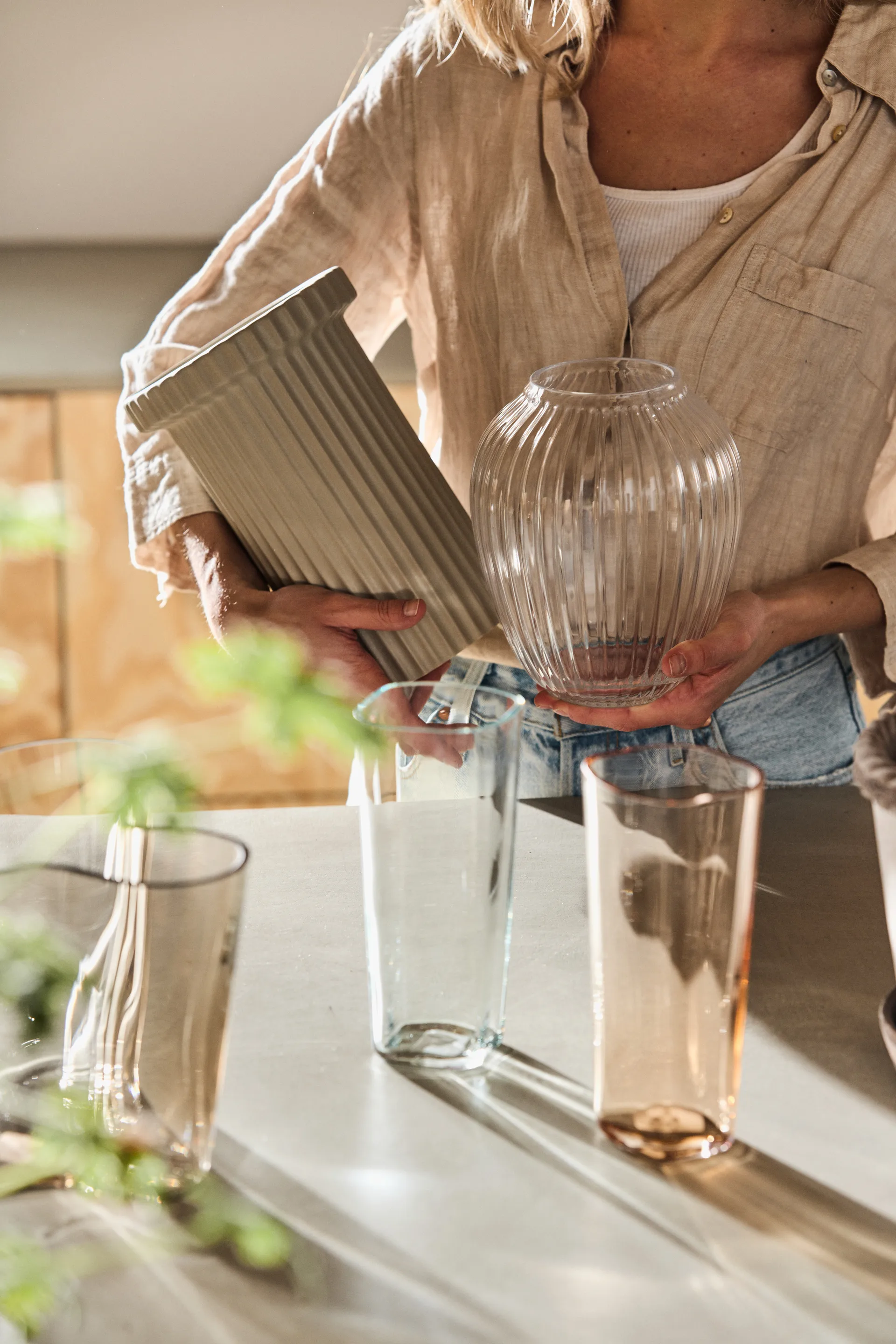 Alvar Aalto -maljakko vaaleanvihreä 1937, 180 mm Iittala
