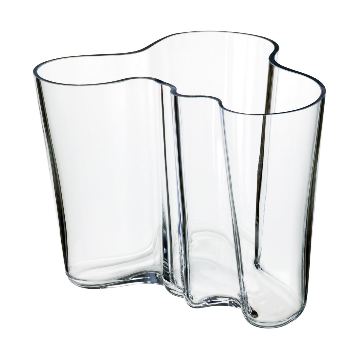 Iittala Alvar Aalto Maljakot Kirkas, 160 mm | Skandinaavinen Sisustus | Maljakot | Läpinäkyvä