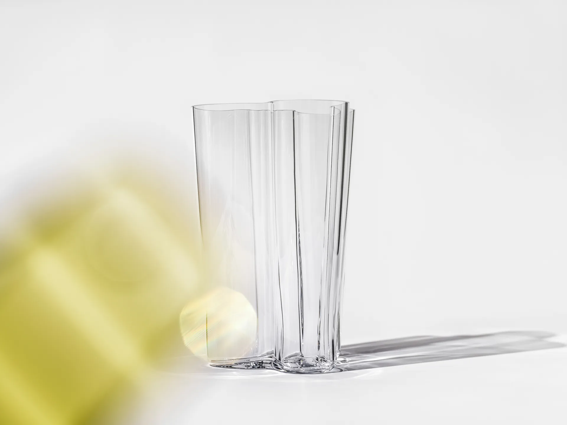 Alvar Aalto Maljakot, Kirkas, 251 mm Iittala