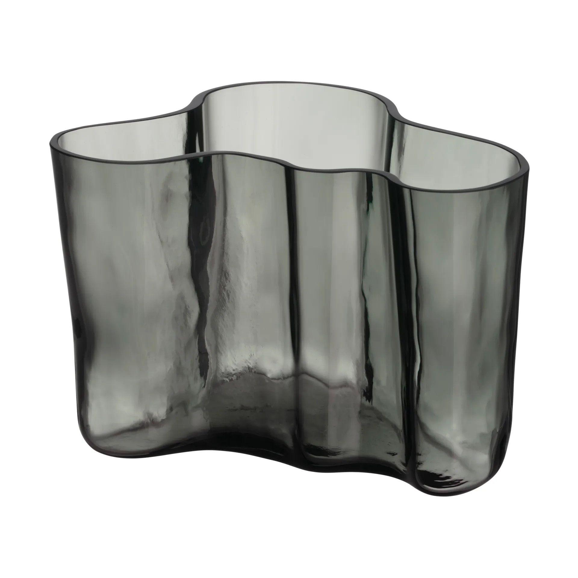 Alvar Aalto vaasi 140 mm, Tummanharmaa Iittala